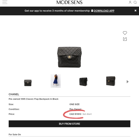 AUTHENTIC 1995 VINTAGE CHANEL CLASSIC LAMBSKIN FLAP BACKPACK WITH GHW - Picture 11 of 16